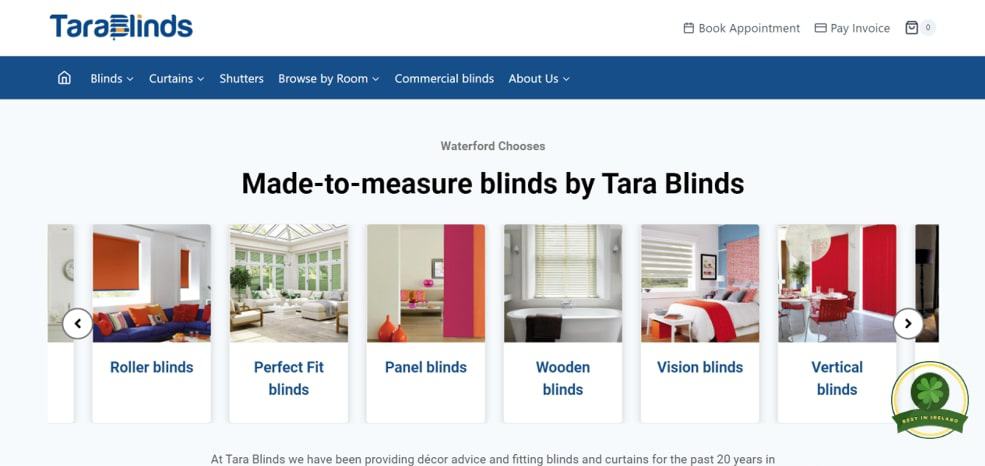 Tara Blinds' Homepage