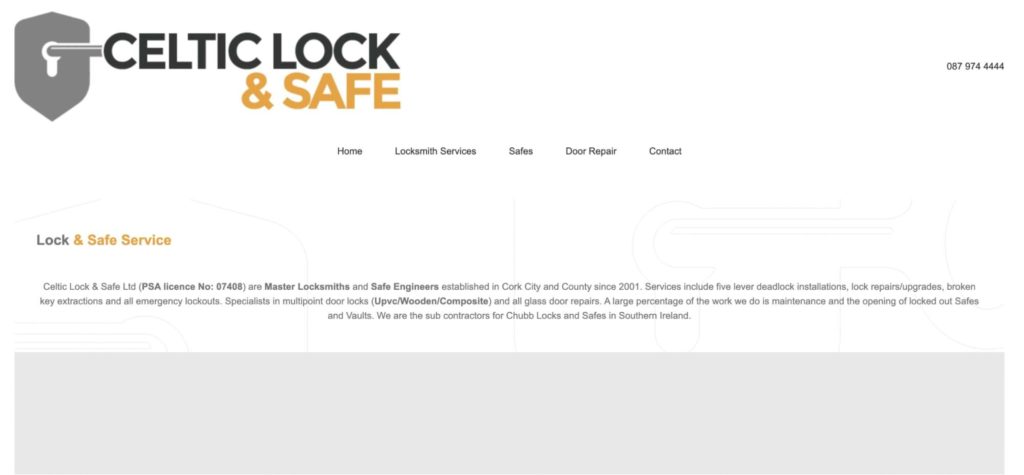 Celtic Lock & Safe's Homepage