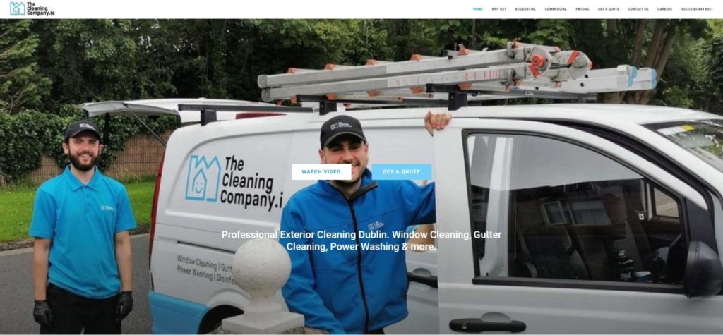 The Cleaning Company's Homepage