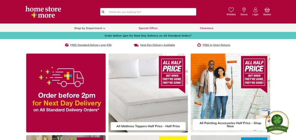 Home Store + More's Homepage
