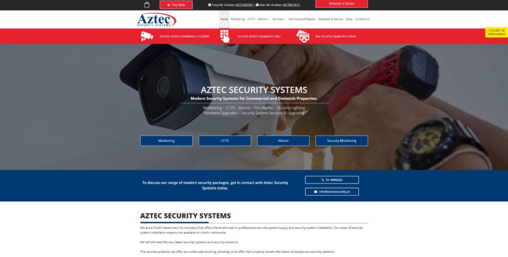 Aztec Security Systems' Homepage