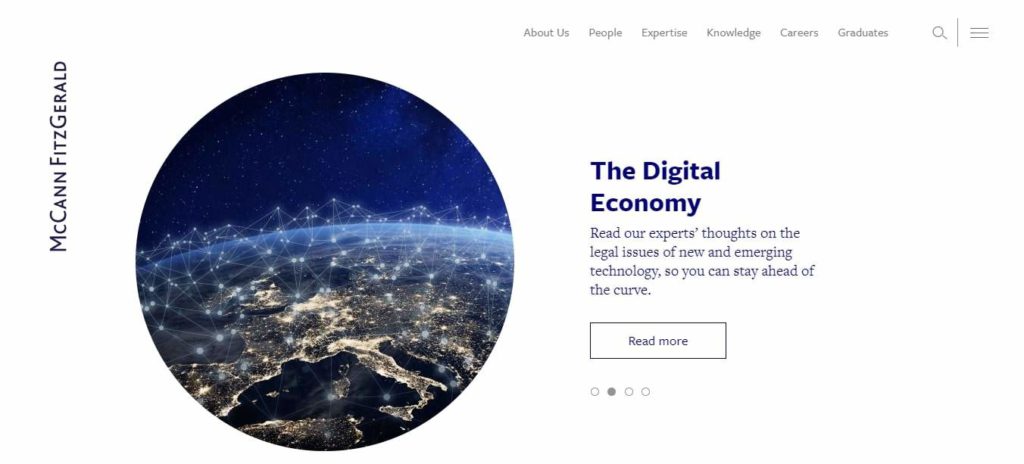 McCann FitzGerald LLP's Homepage