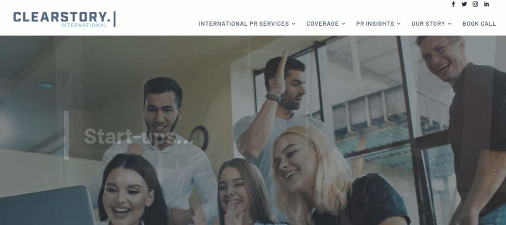 ClearStory International PR Agency's Homepage