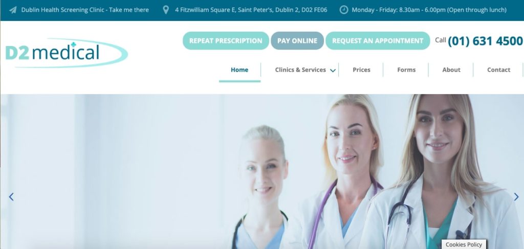 D2 Medical Centre's Homepage