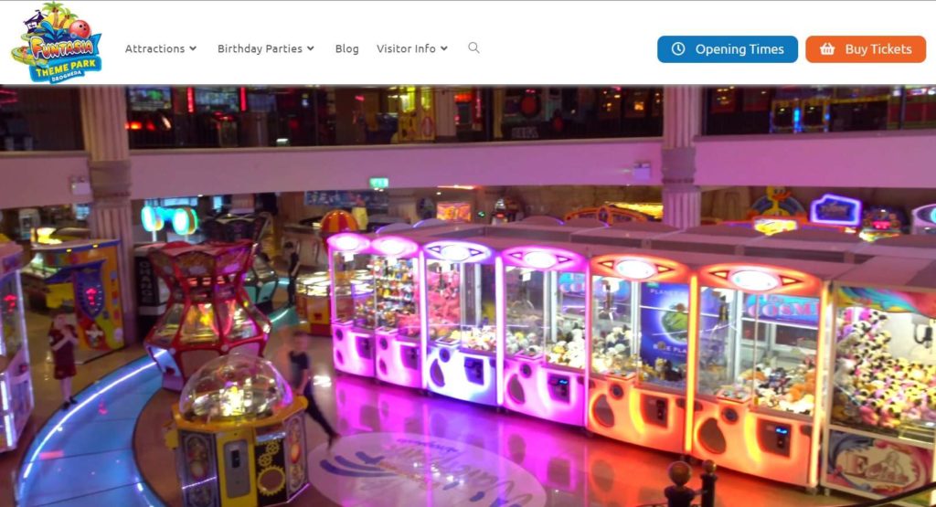 Funtasia Theme Park's Homepage