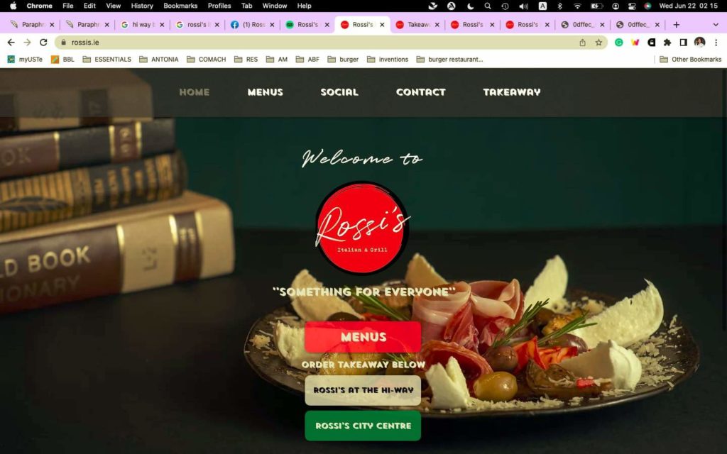 Rossi’s Italian & Grill's Homepage