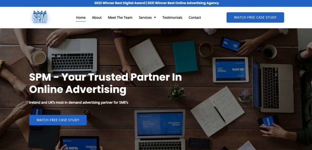 SPM Online Marketing's Homepage