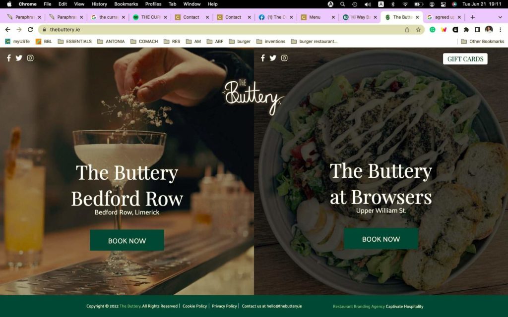 The Buttery's Homepage