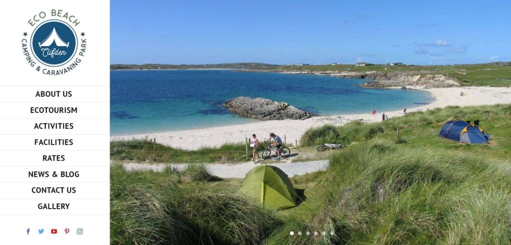 2. Clifden Eco Beach Camping & Caravanning Park