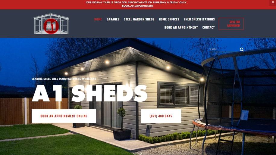 A1 Sheds Ltd. Homepage