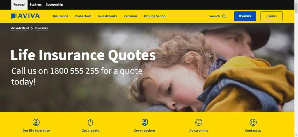 Aviva Homepage