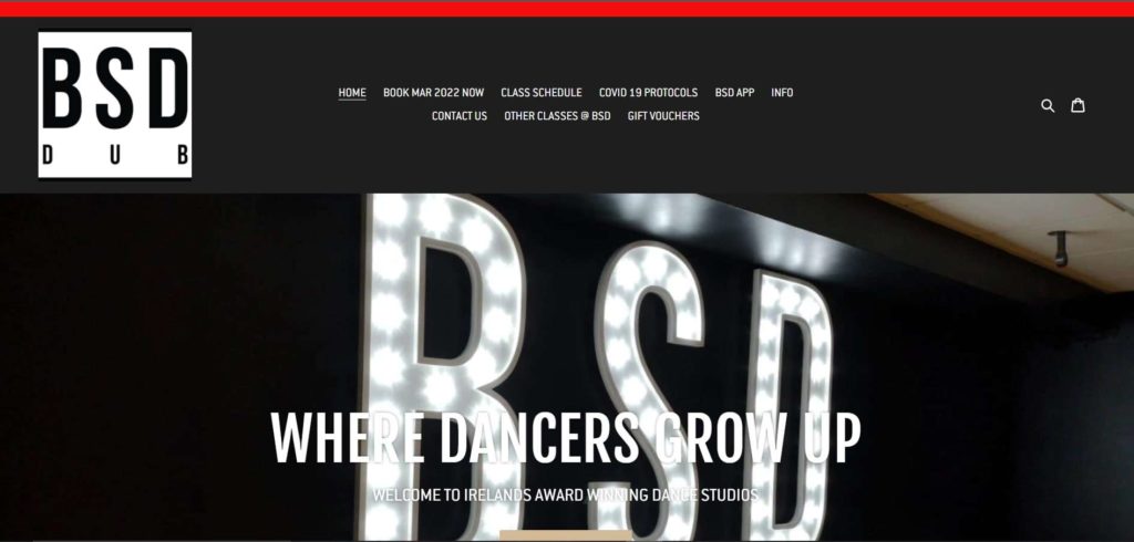 Back Street Dance Studio Homepage