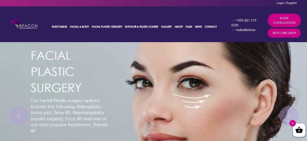 Beacon Face & Dermatology Homepage
