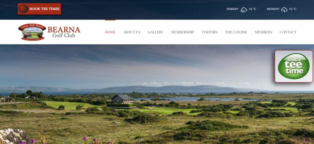 Bearna Golf Club Homepage