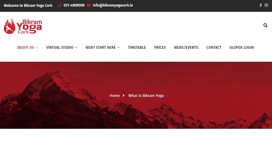 Bikram Yoga Cork Homepage