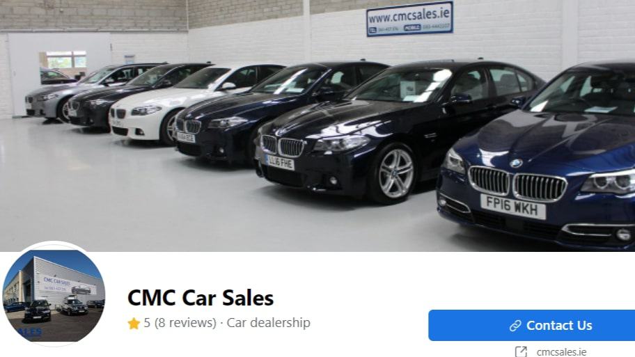 CMC Car Sales Homepage