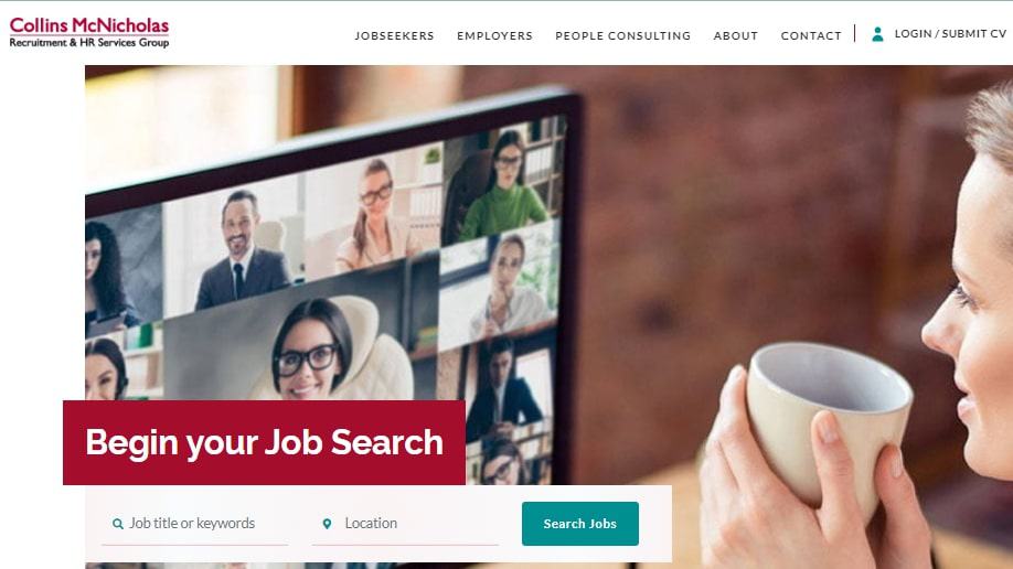 Collins McNicholas Recruitment & HR Services Group Homepage