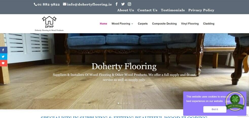 Doherty Flooring Homepage