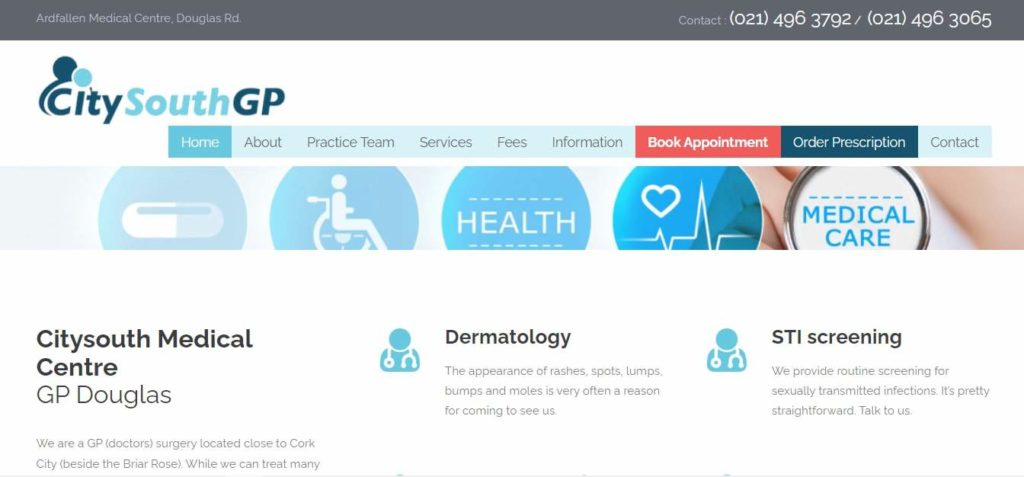 Dr. Elva Corkery, City South GP Homepage