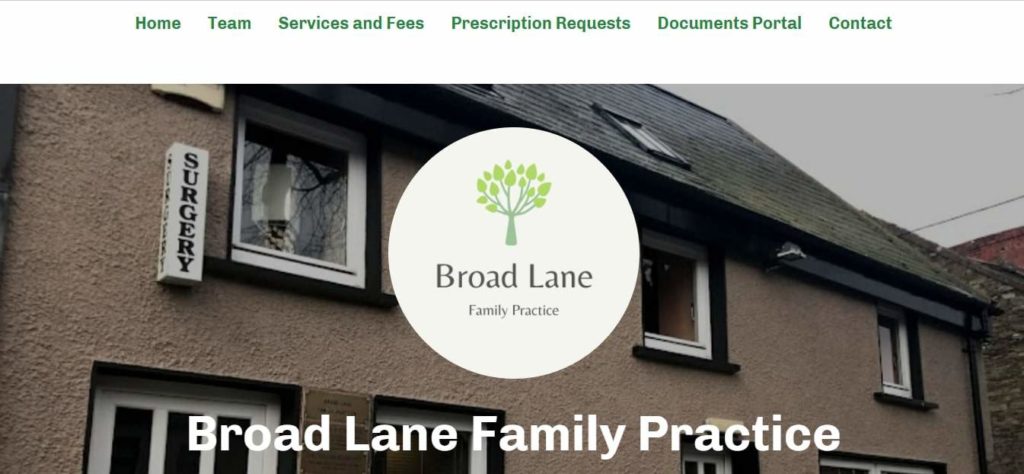 Dr. Tom English, Broad Lane Family Practice Homepage