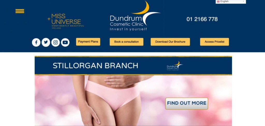 Dundrum Cosmetic Clinic Homepage