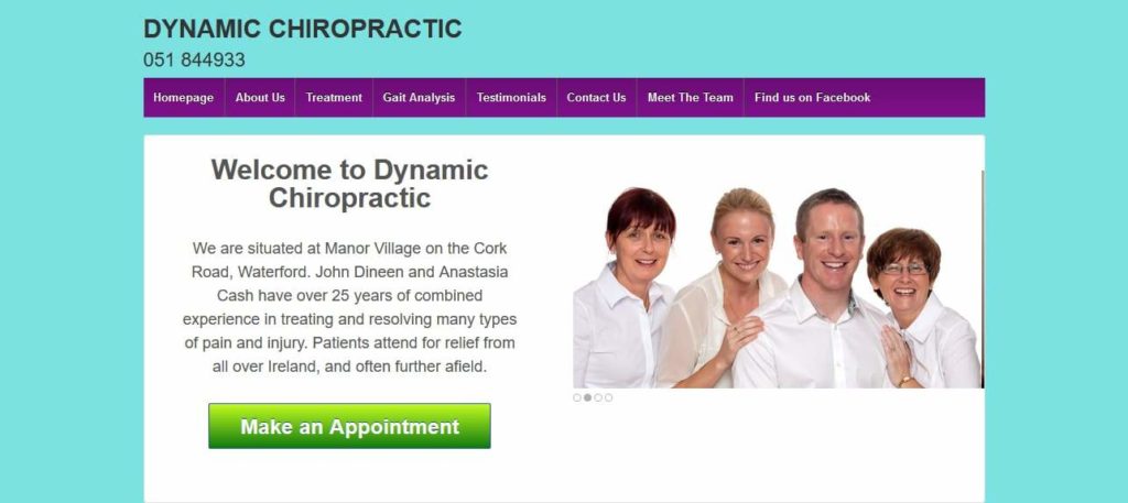 Dynamic Chiropractic Homepage