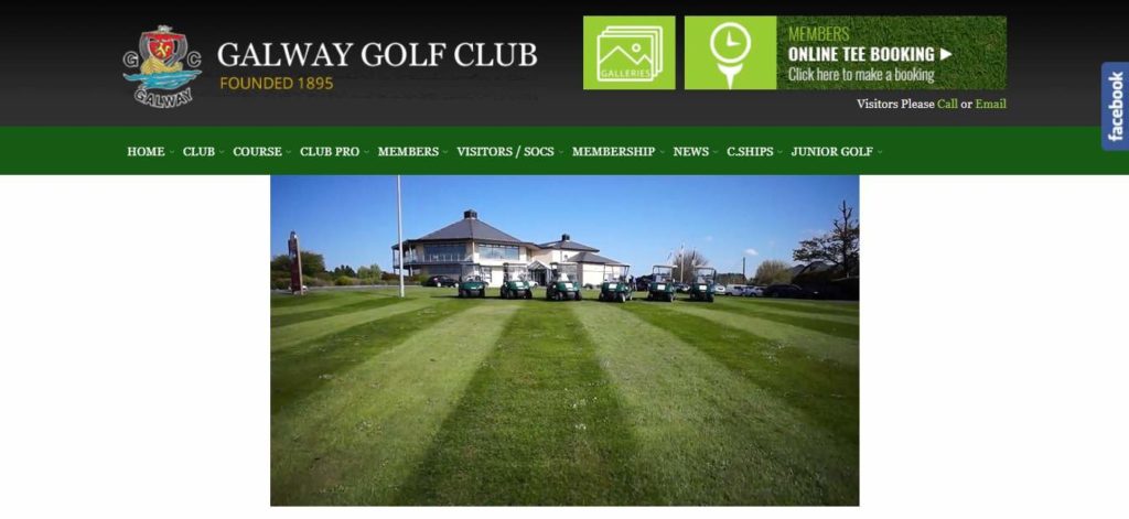 Galway Golf Club Homepage