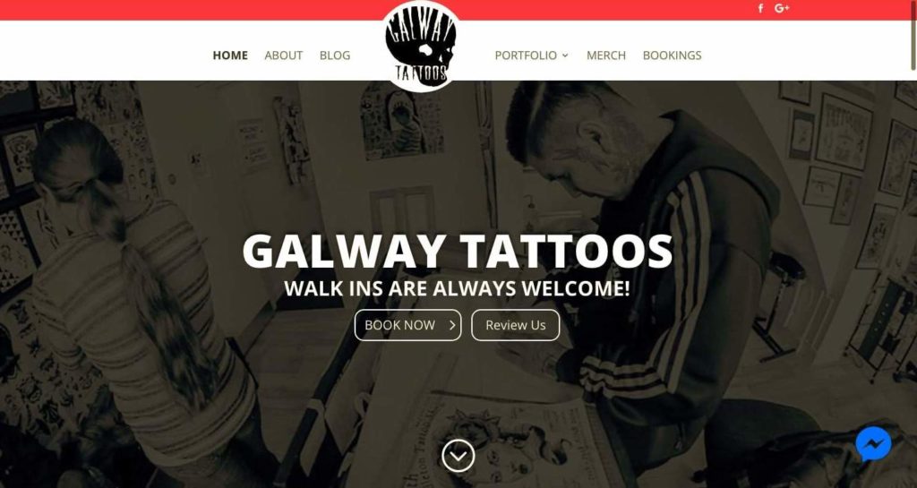 Galway Tattoos Homepage