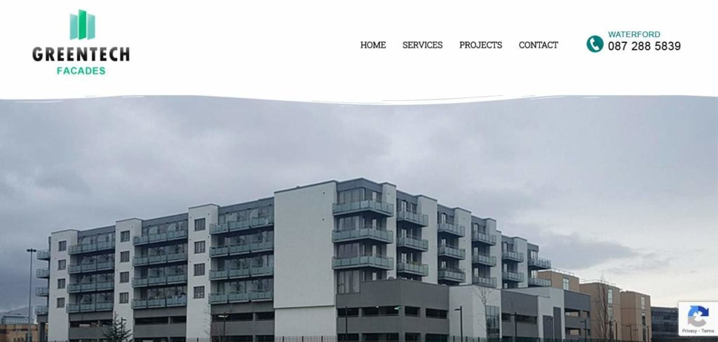 Greentech Facades Homepage