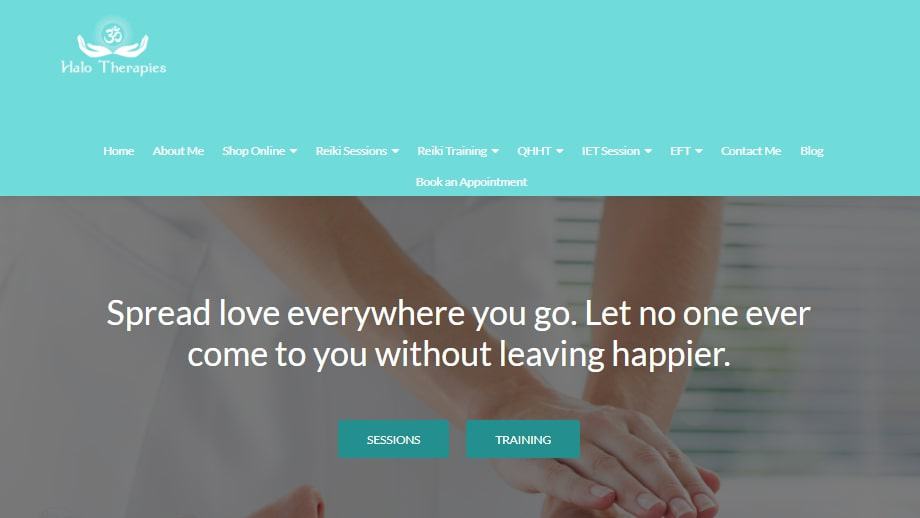 Halo Therapies Homepage