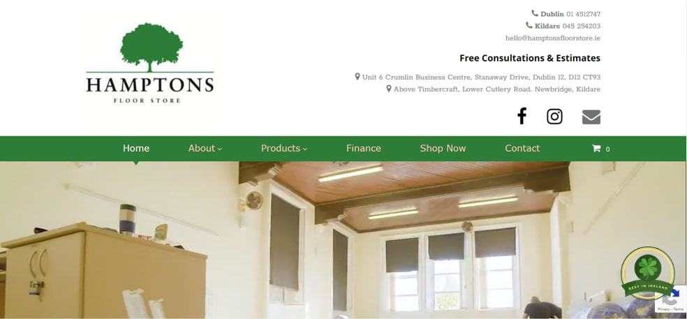 Hamptons Floor Store Homepage