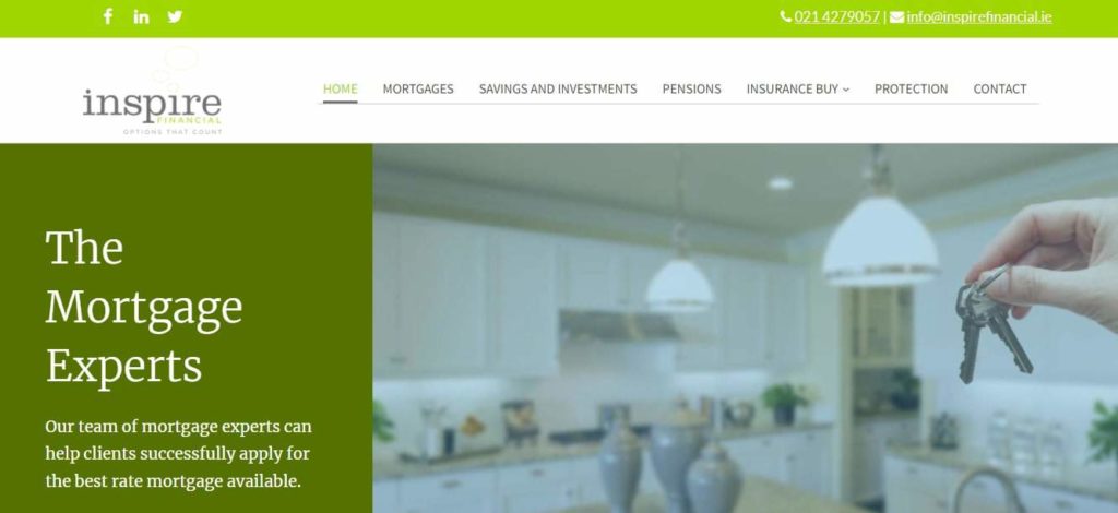 Inspire Financial Homepage