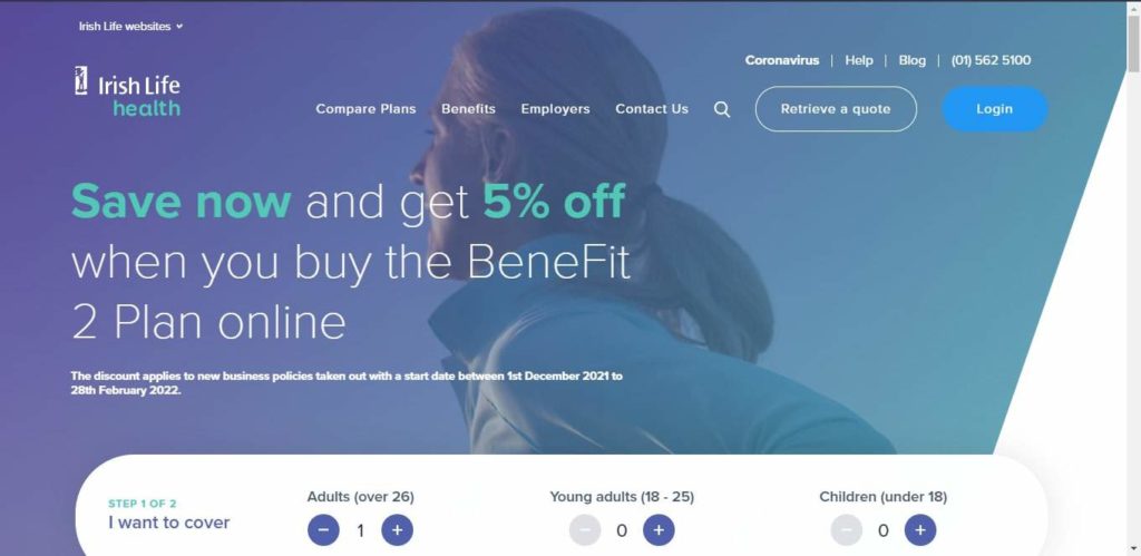 Irish Life Health Homepage
