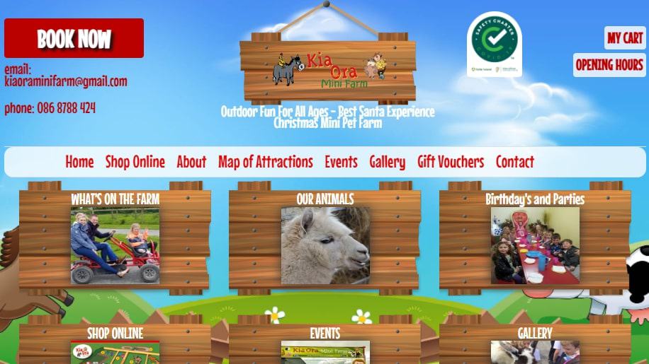 Kia Ora Mini Farm Homepage