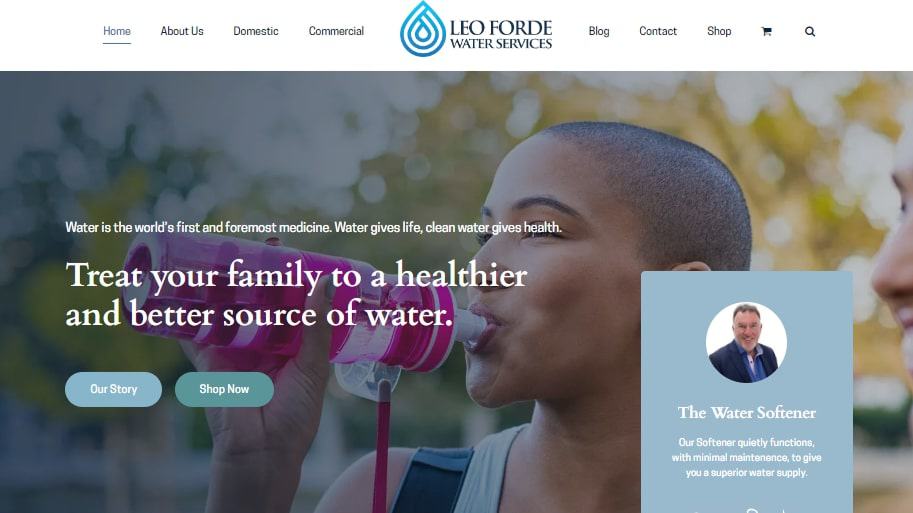 Leo Forde Water Services Ltd. Homepage
