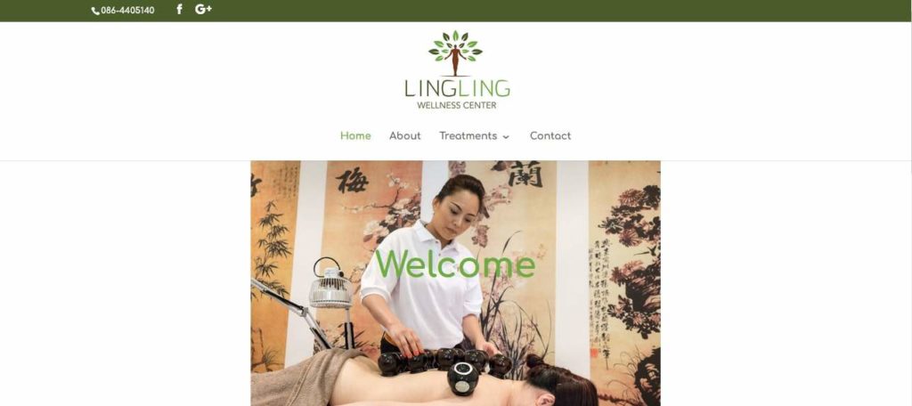 Ling Ling Wellness Center Homepage