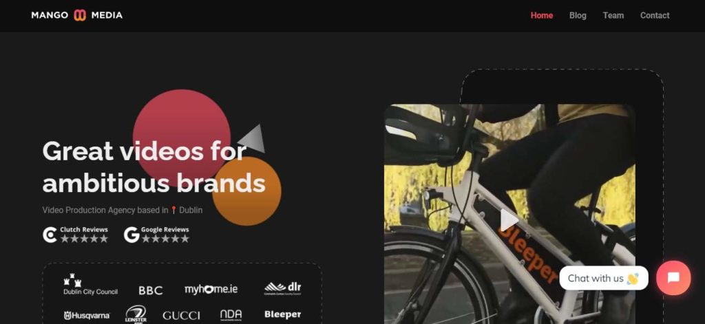 Mango Media Homepage