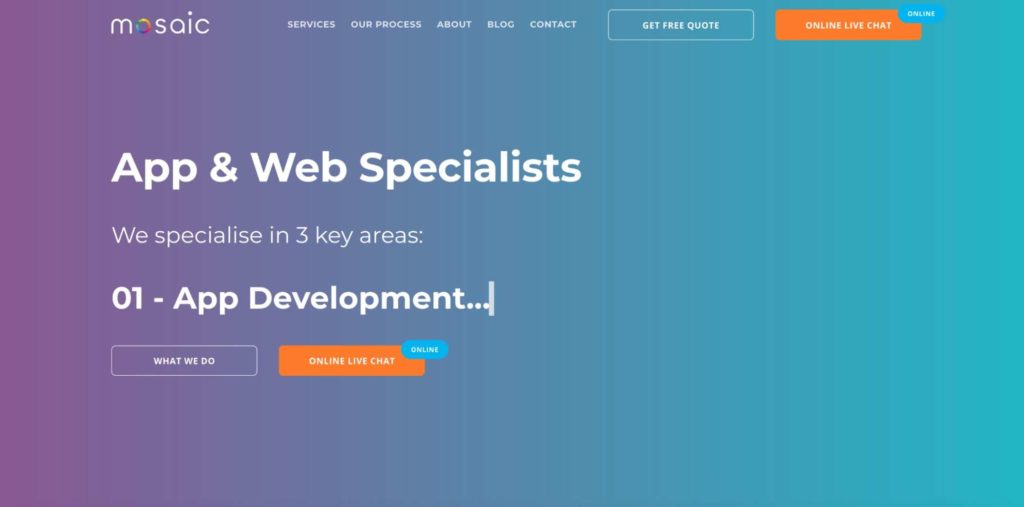 Mosaic Homepage