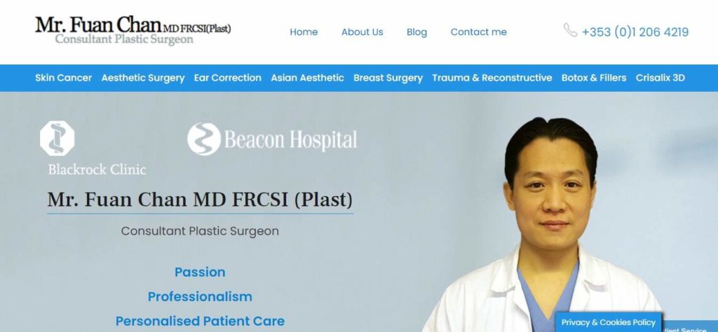 Mr. Fuan Chan - Plastic Surgery Homepage