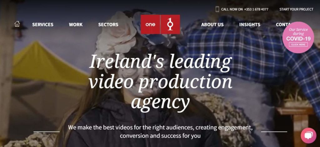 One Productions Homepage