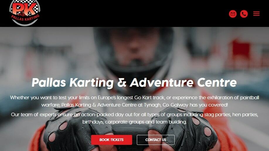 Pallas Karting Homepage