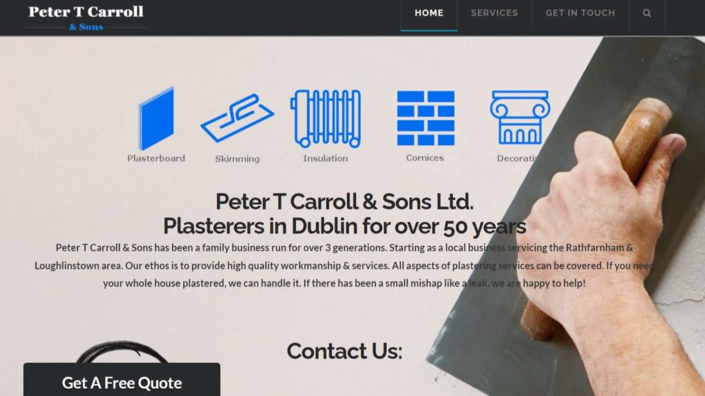 Peter T Carroll & Sons Ltd. Homepage