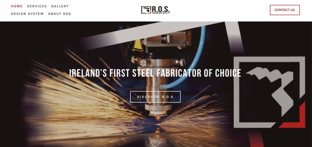 ROS Precision Sheet Metal Homepage