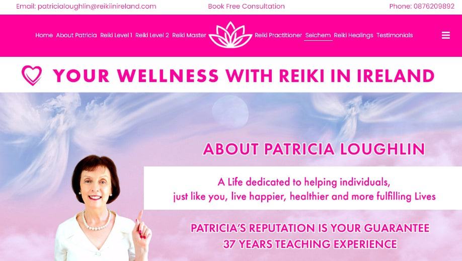 Reiki in Ireland – Patricia Loughlin Homepage