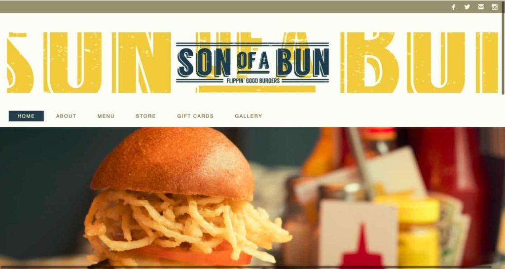 Son of a Bun Homepage