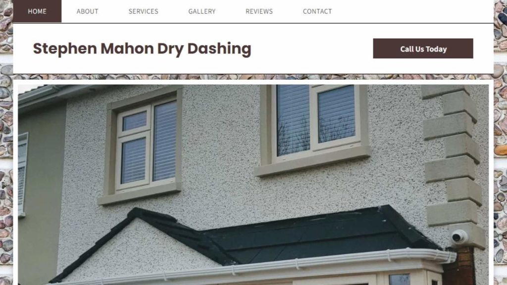 Stephen Mahon Dry Dashing Homepage