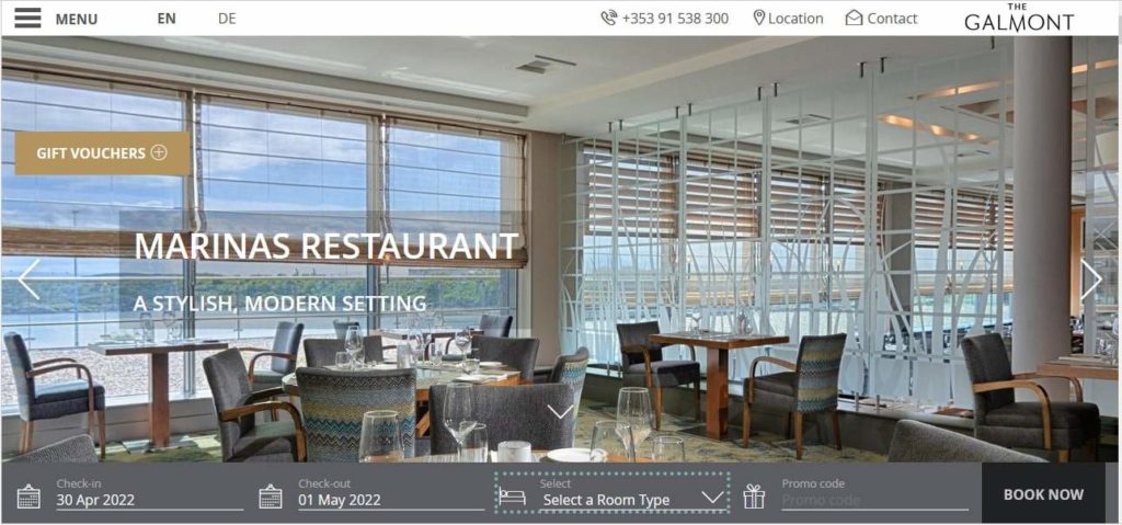 The Galmont Hotel & Spa Homepage