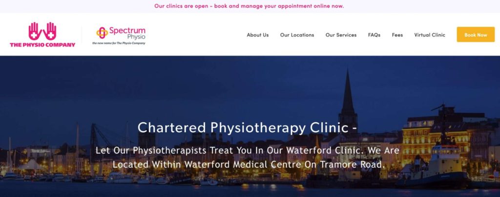 The Physio Company Homepage
