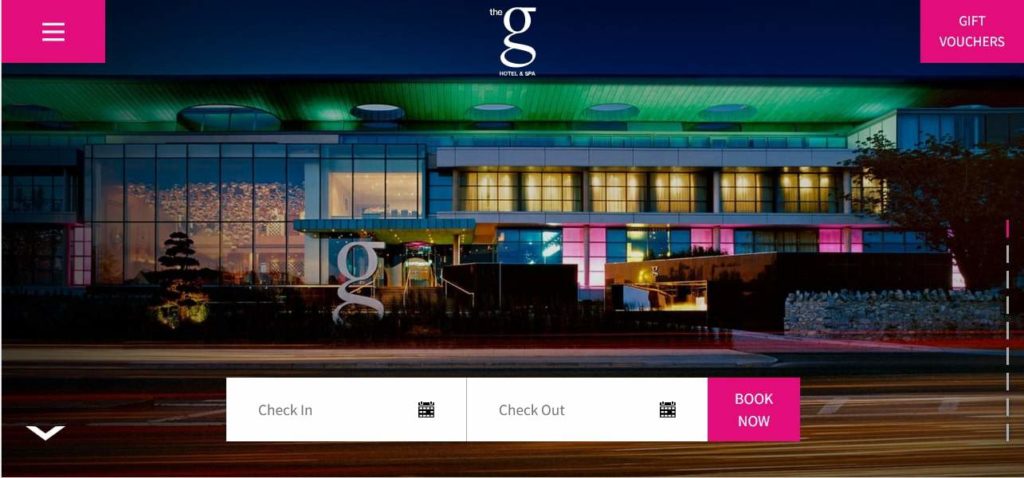 The g Hotel & Spa Homepage