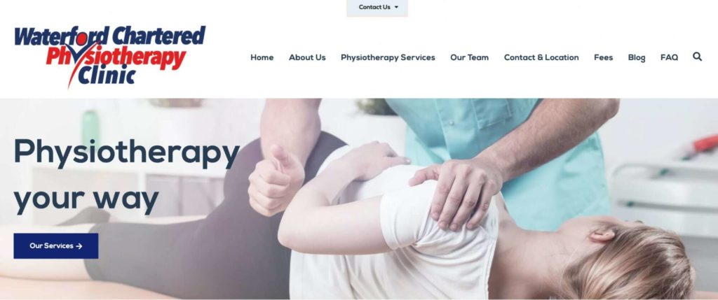 Waterford Chartered Physiotherapy Clinic Homepage